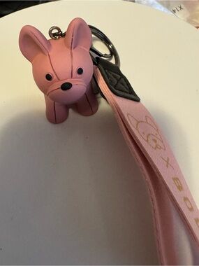 Carton French bulldogs g keychain
